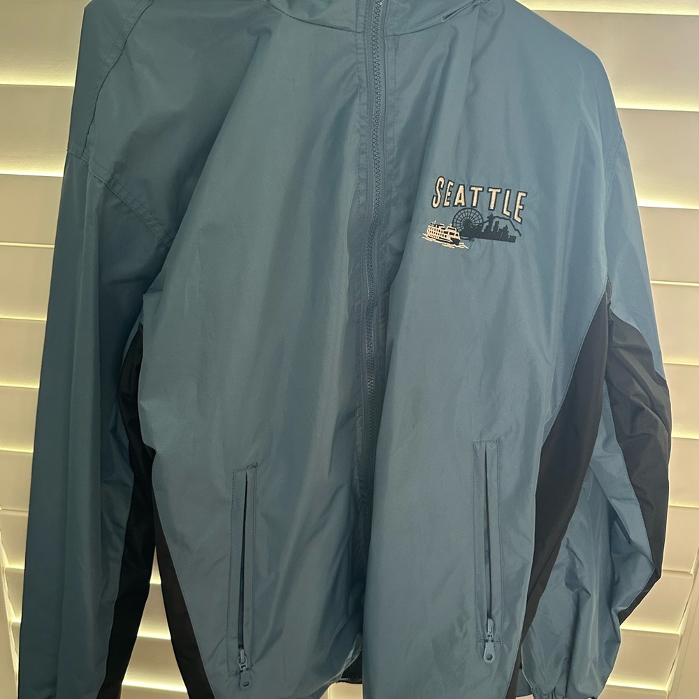 Seattle Blue and Black Men's Jacket